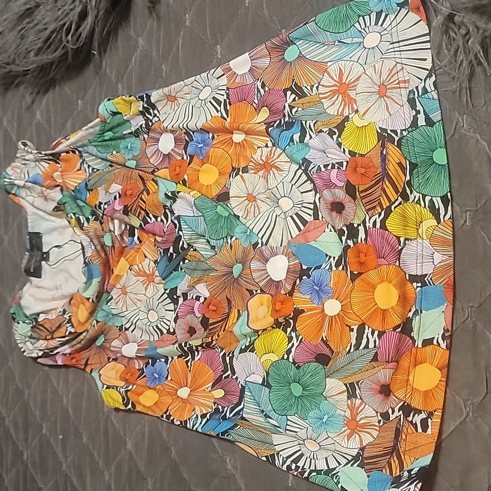 Hilton Hollis draped neck blouse: size medium